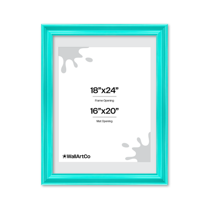 front of picture frame