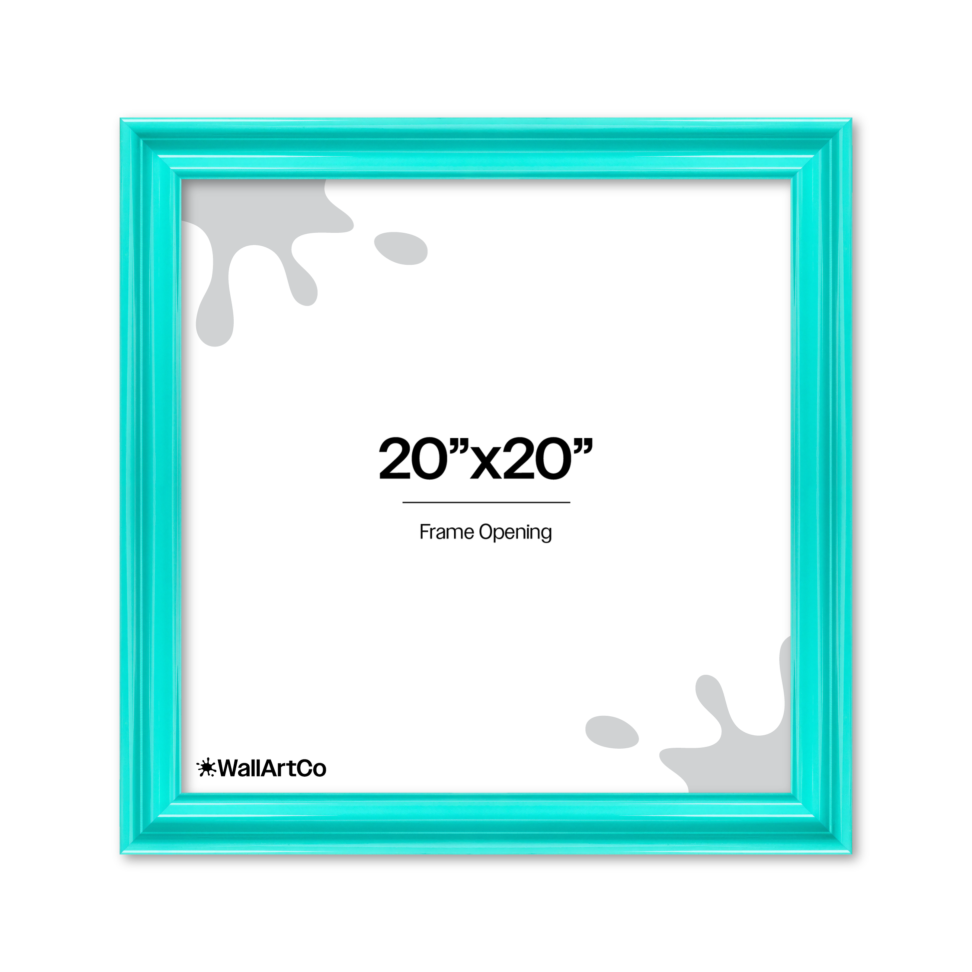 front of picture frame