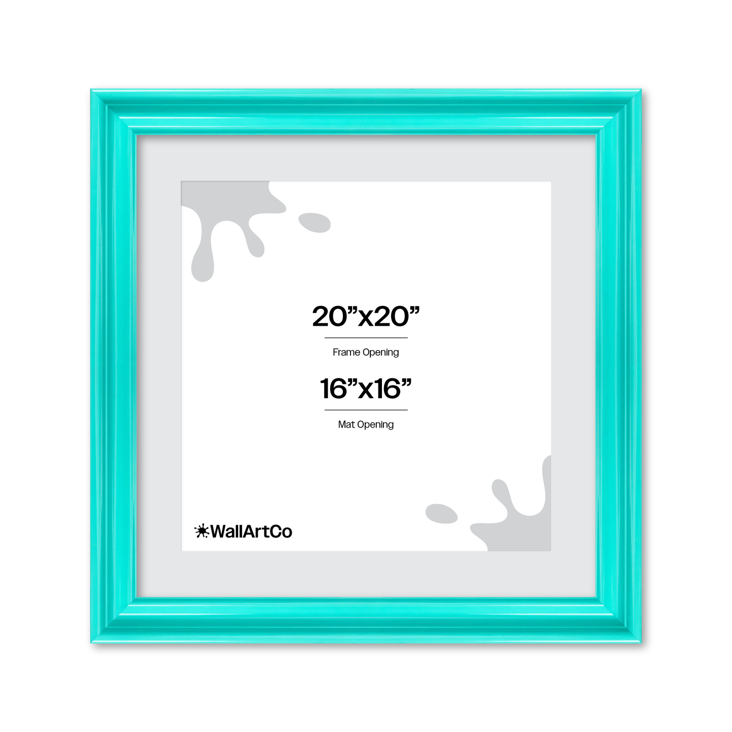 front of picture frame