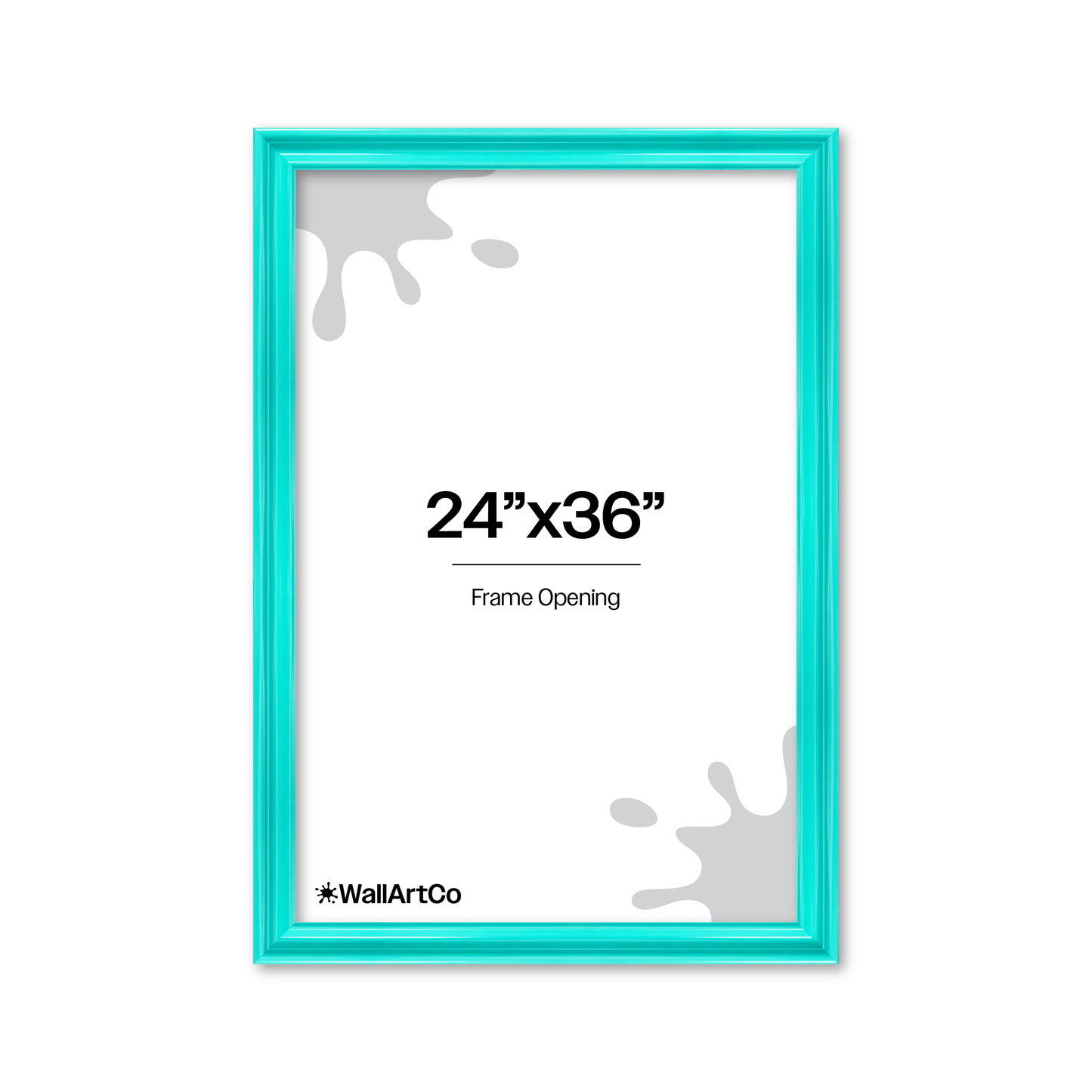 front of picture frame