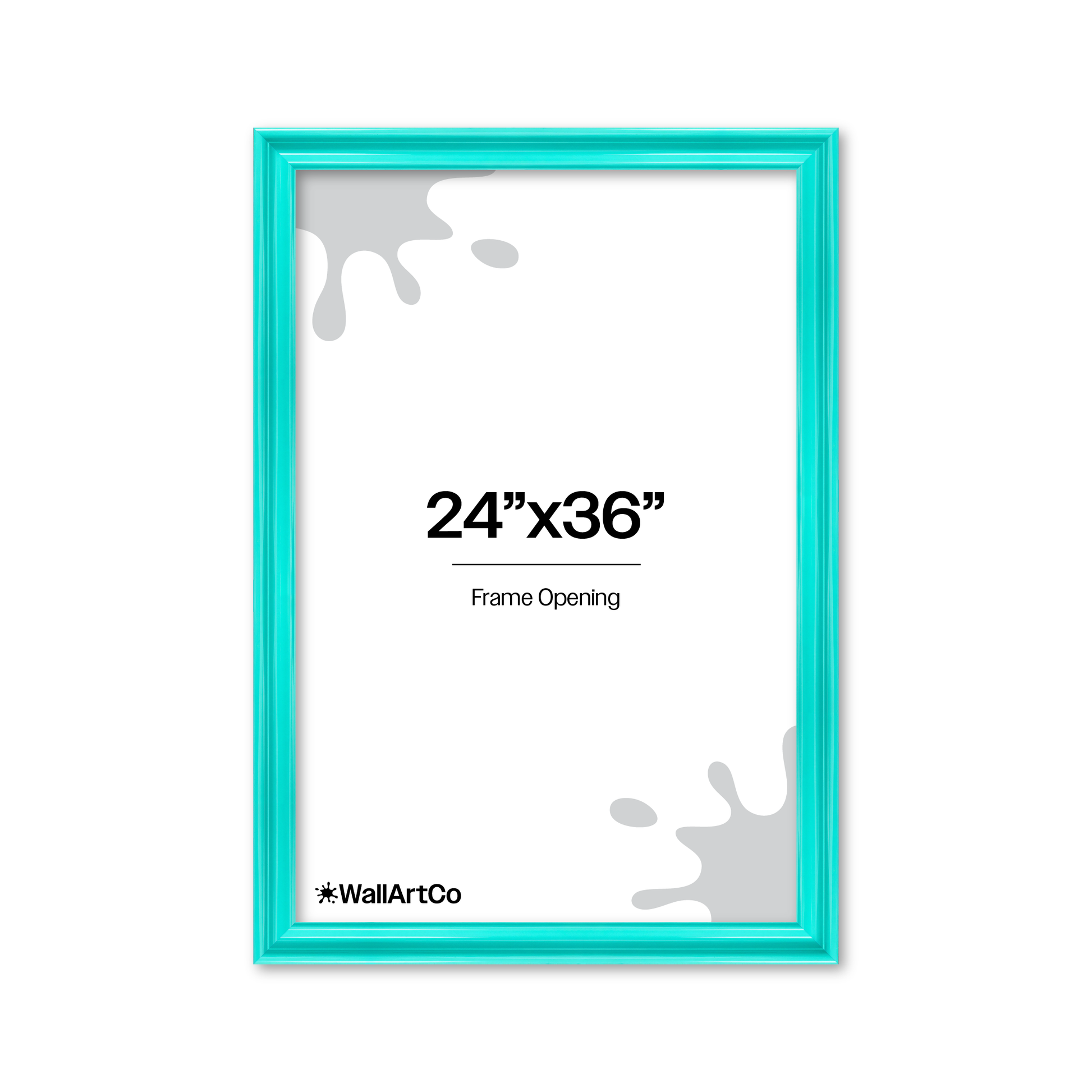front of picture frame