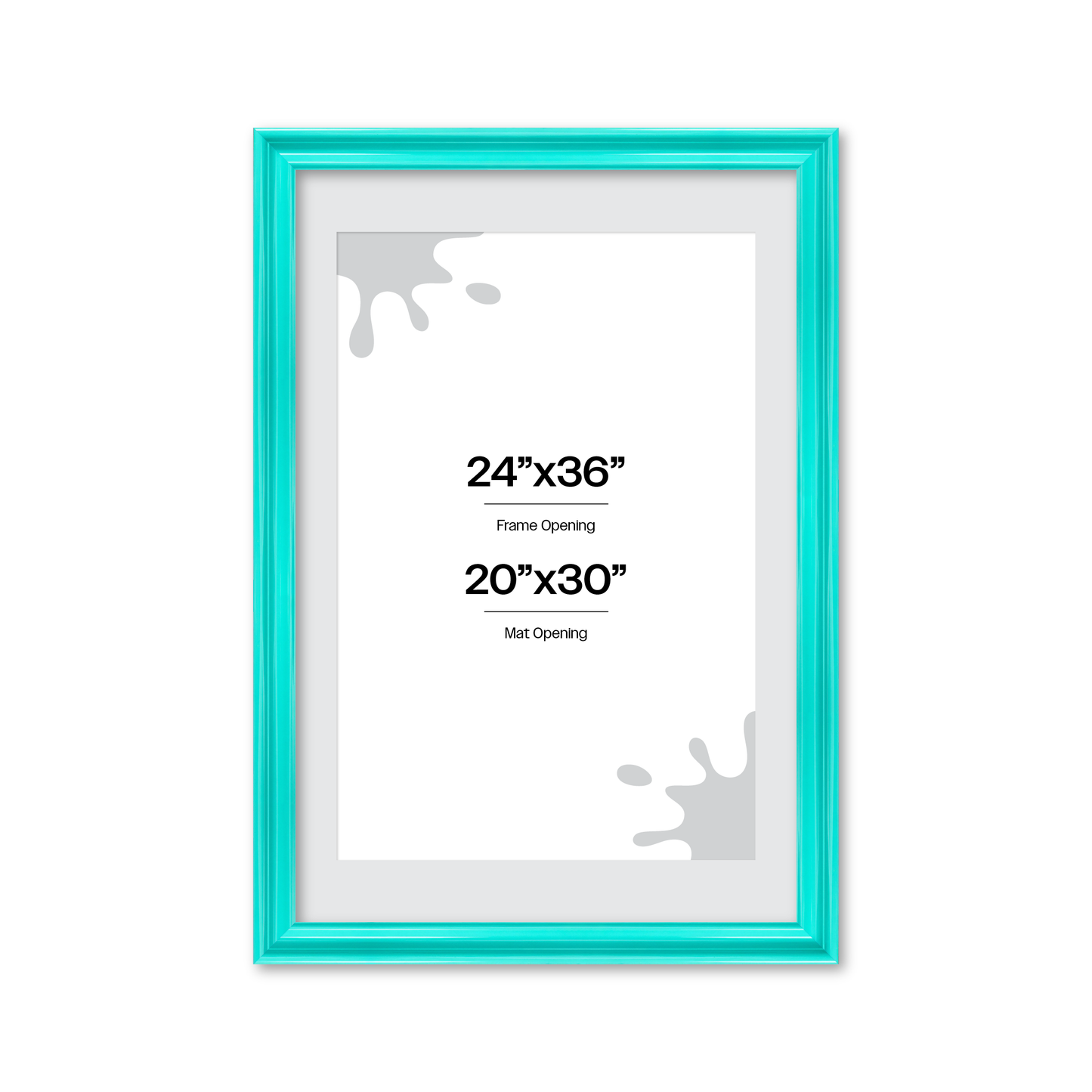 front of picture frame