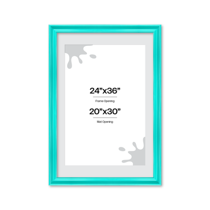 front of picture frame