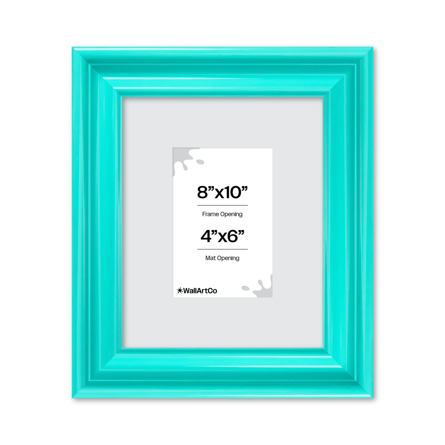 front of picture frame