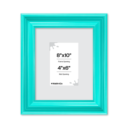 front of picture frame