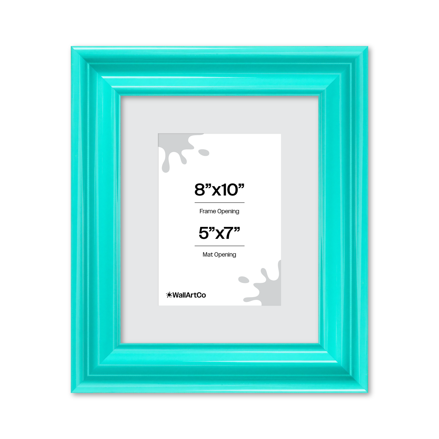 front of picture frame