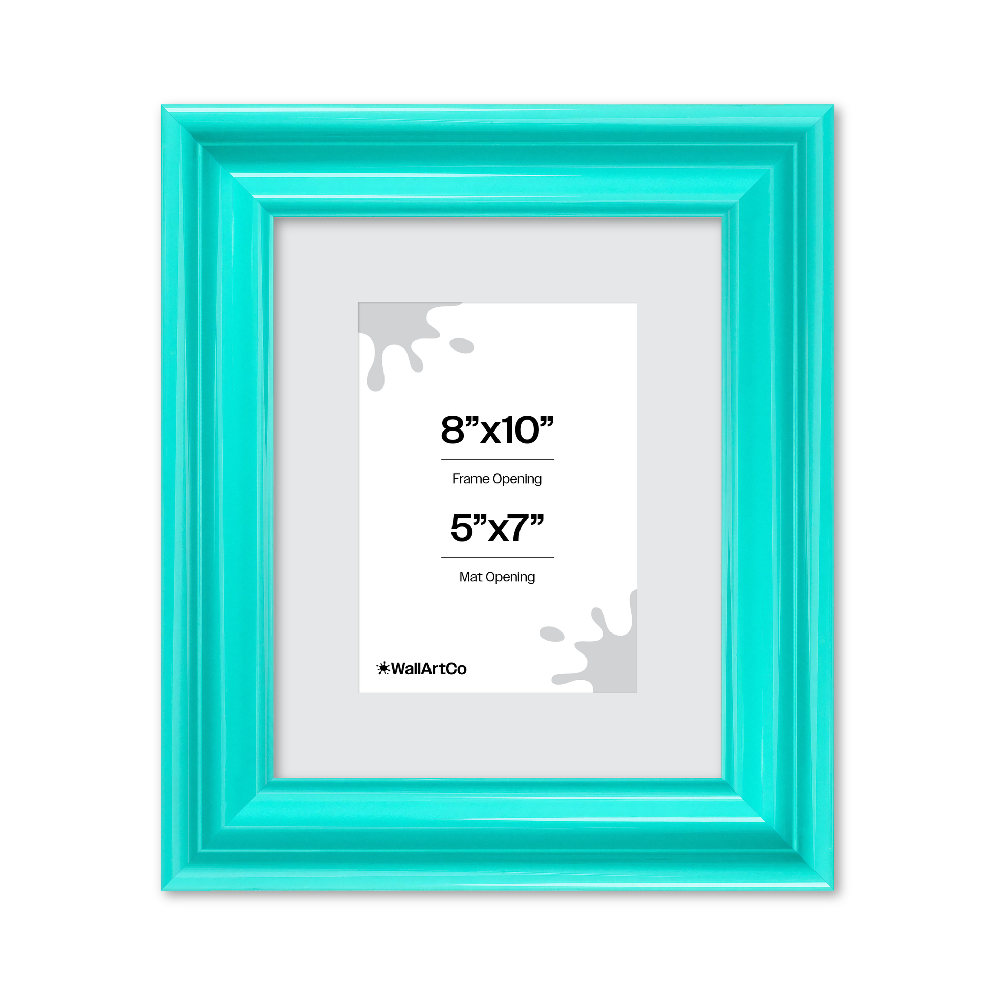 front of picture frame