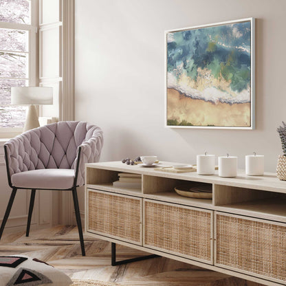 Waves and Sand Canvas Print