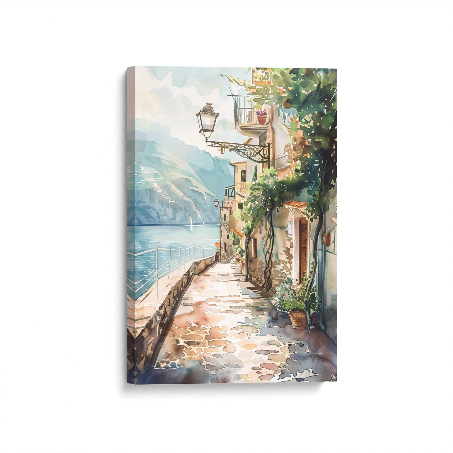 [Color:Stretched Canvas], Picture of art at an angle