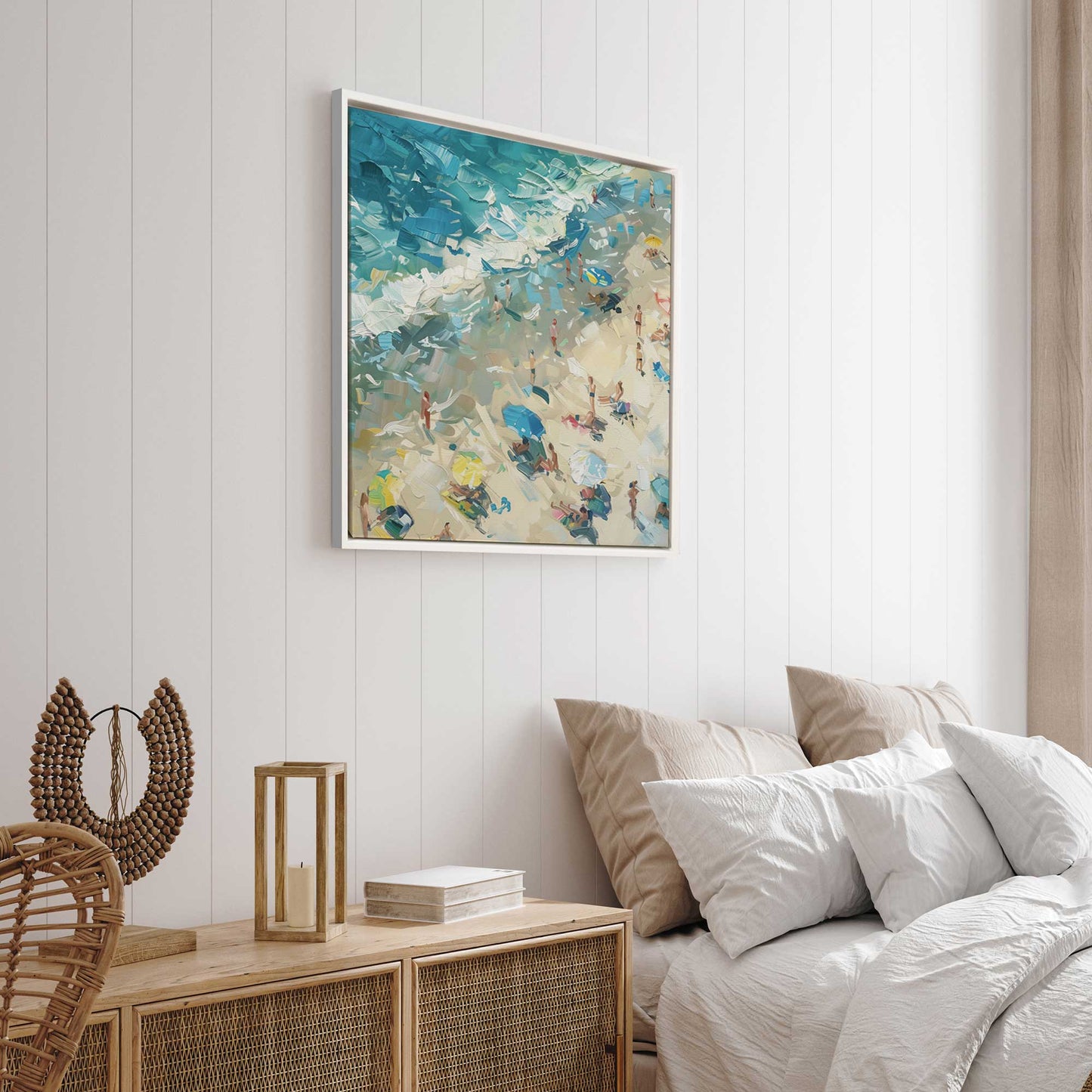 Summer Beach Day v2 Art Print