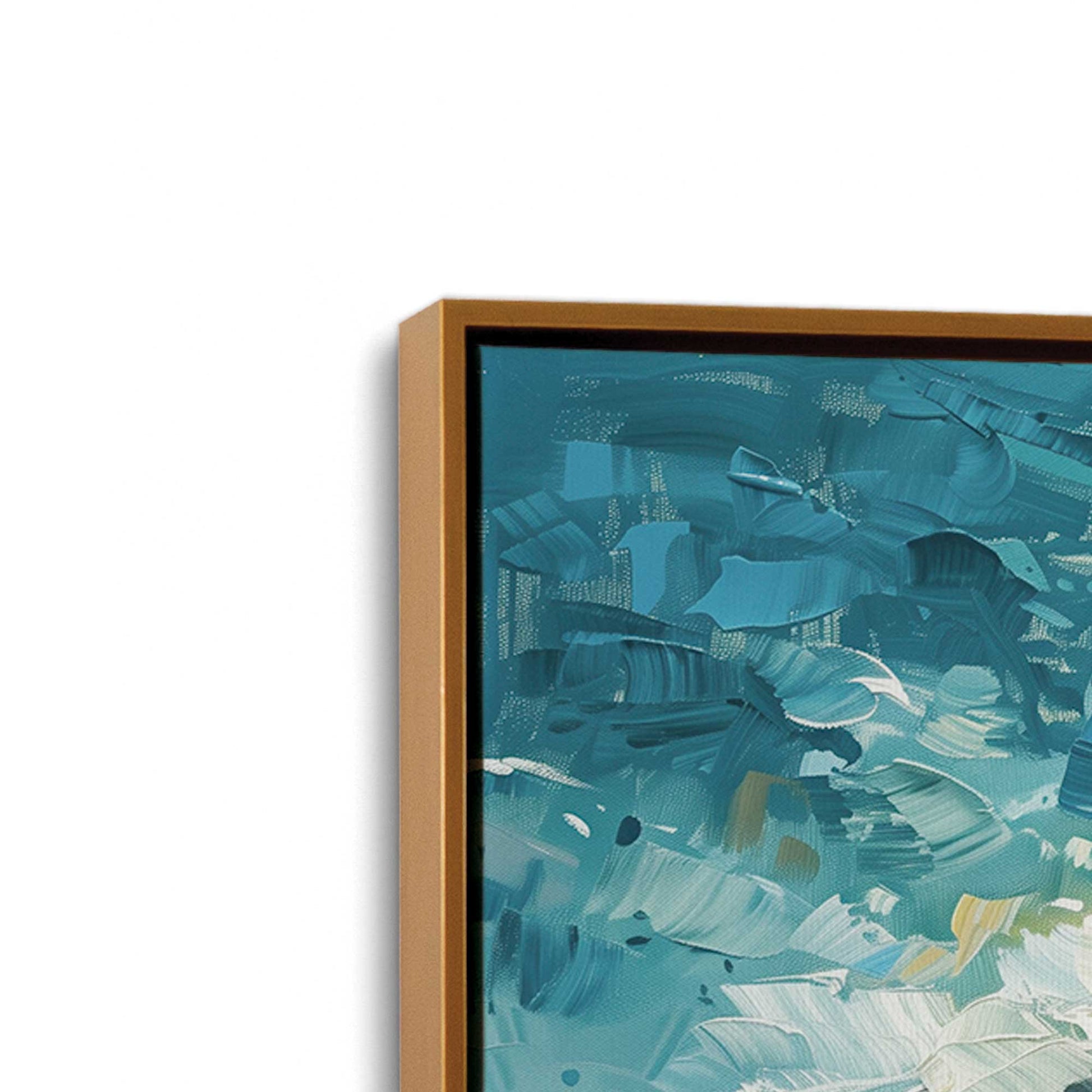 [Color:Polished Gold],[shape:rectangle], Picture of the corner of the art