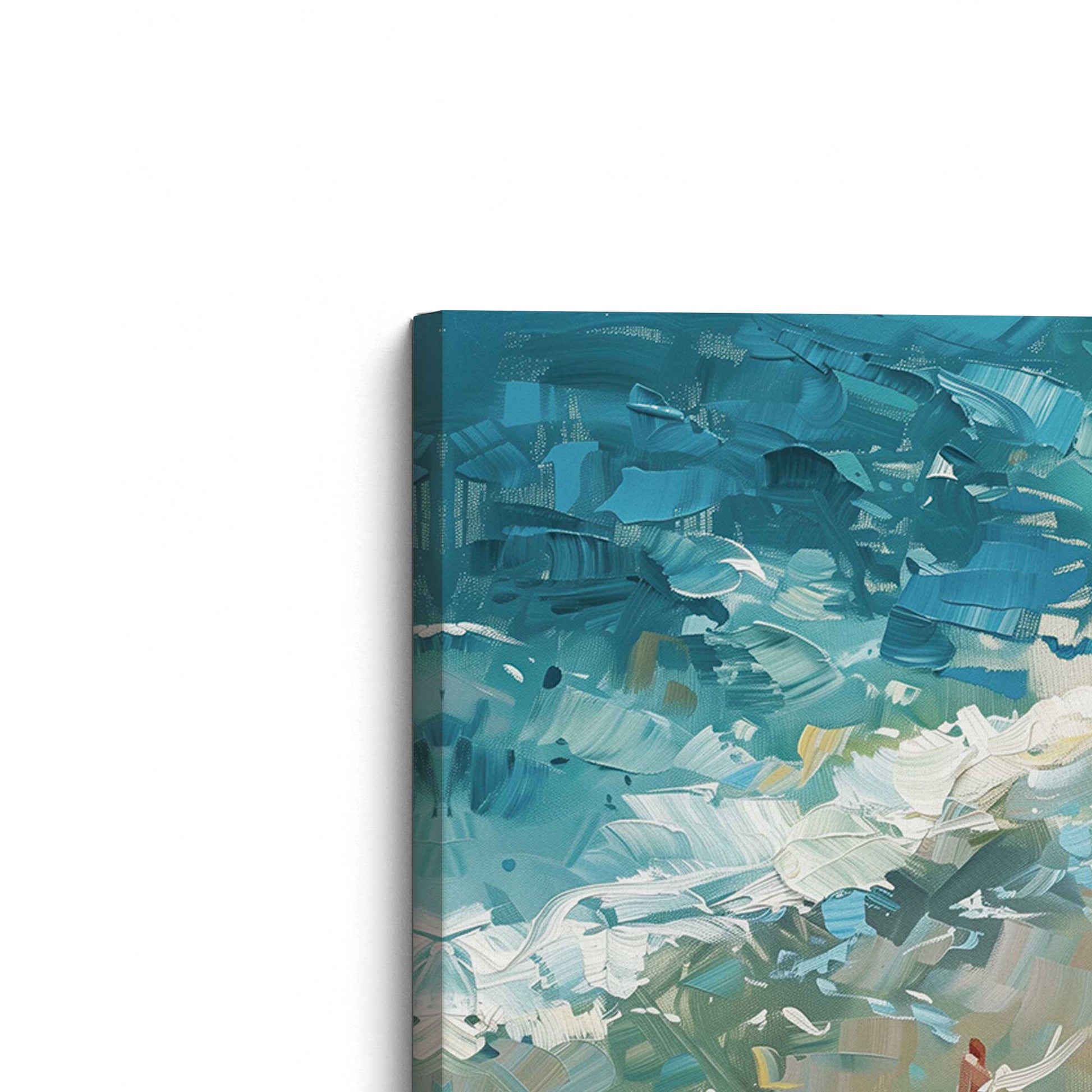 [Color:Stretched Canvas],[shape:rectangle], Picture of the corner of the art