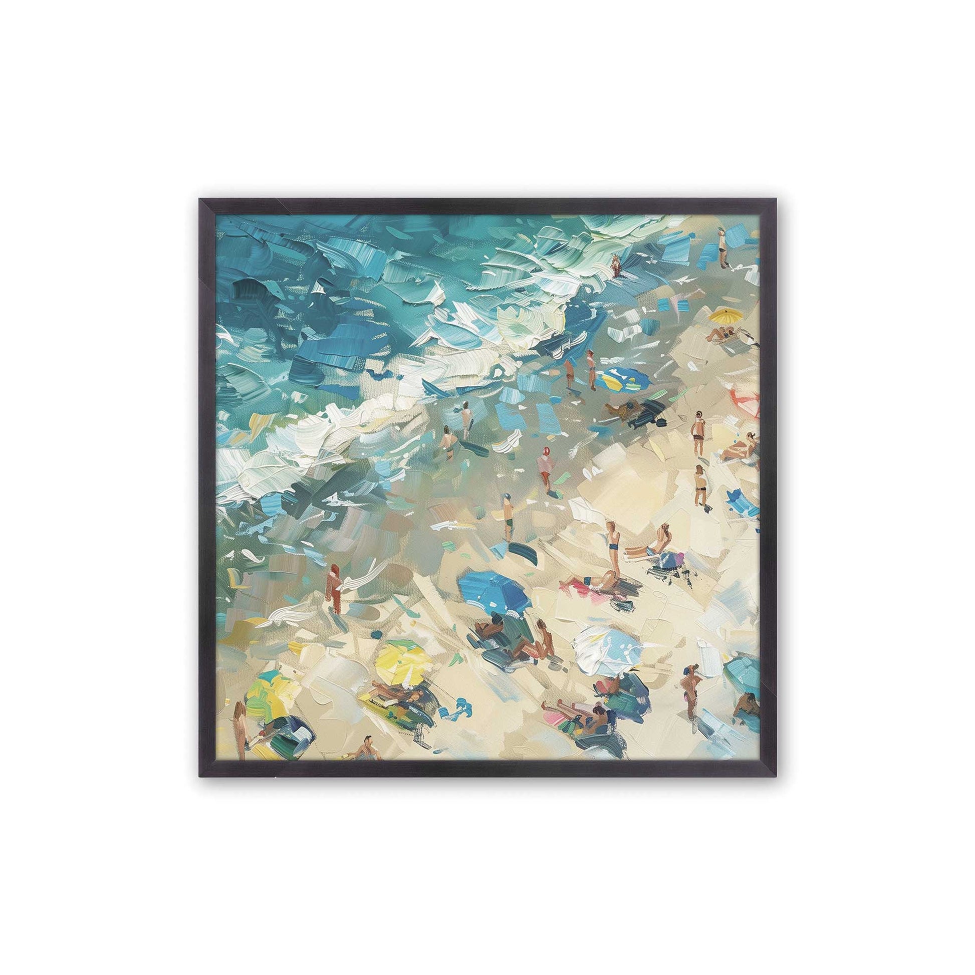 [Color:Weathered Zinc],[shape:square] Picture of art in a Weathered Zinc frame