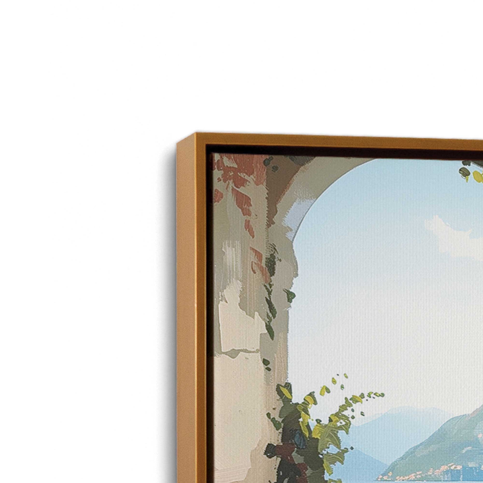 [Color:Polished Gold],[shape:rectangle], Picture of the corner of the art