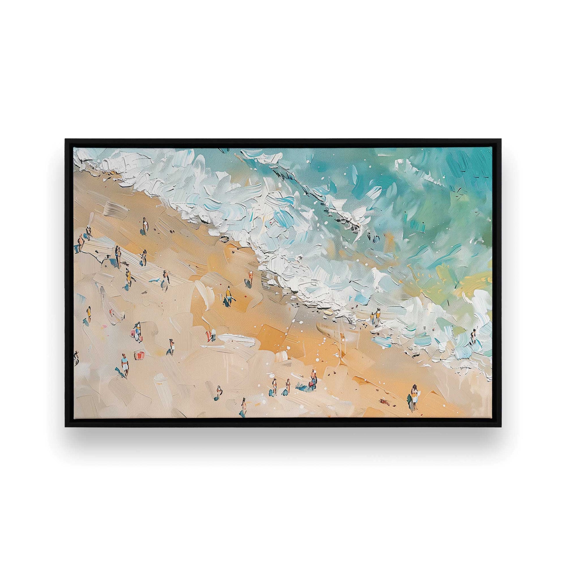 [Color:Satin Black], Picture of art in a Satin Black frame