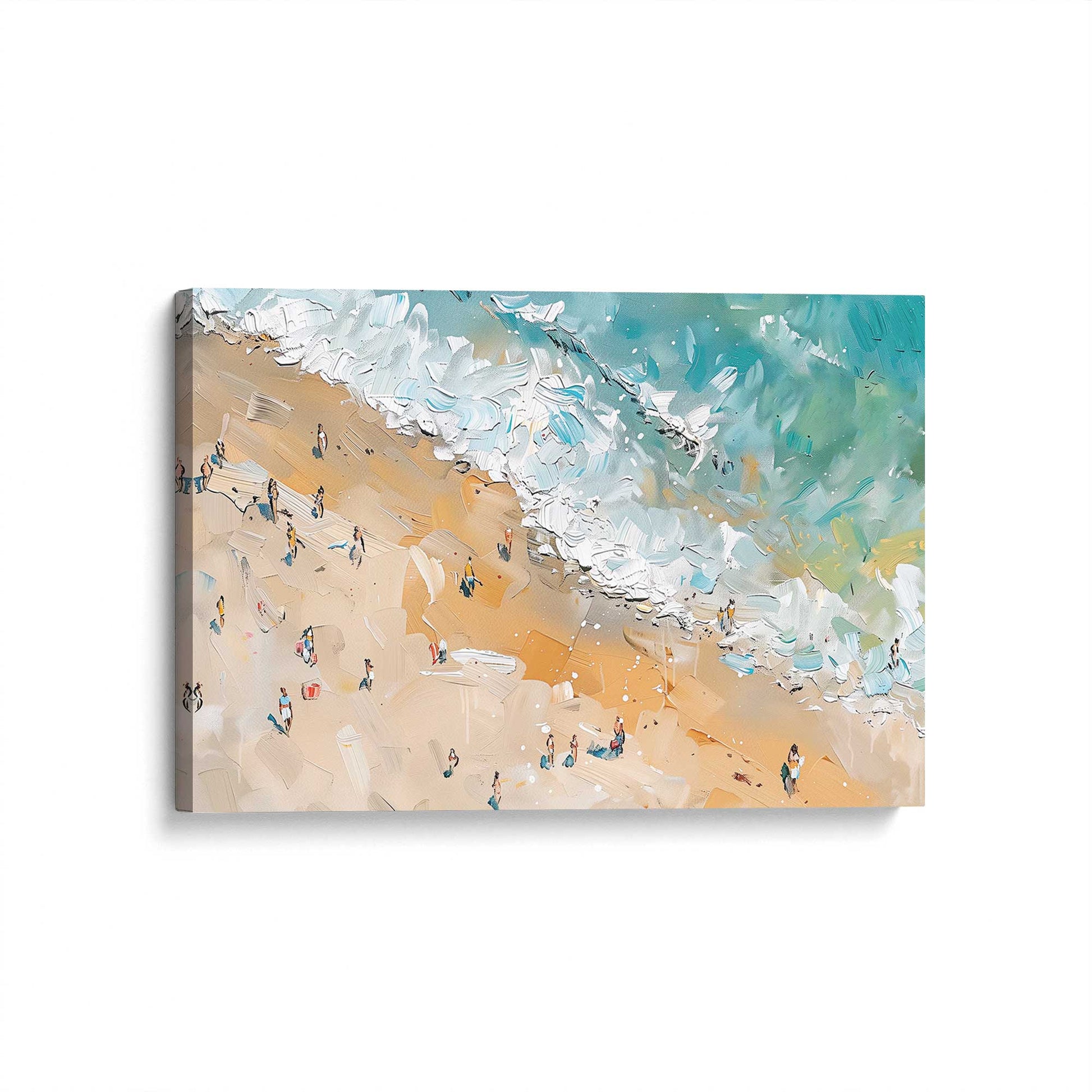 [Color:Stretched Canvas], Picture of art at an angle