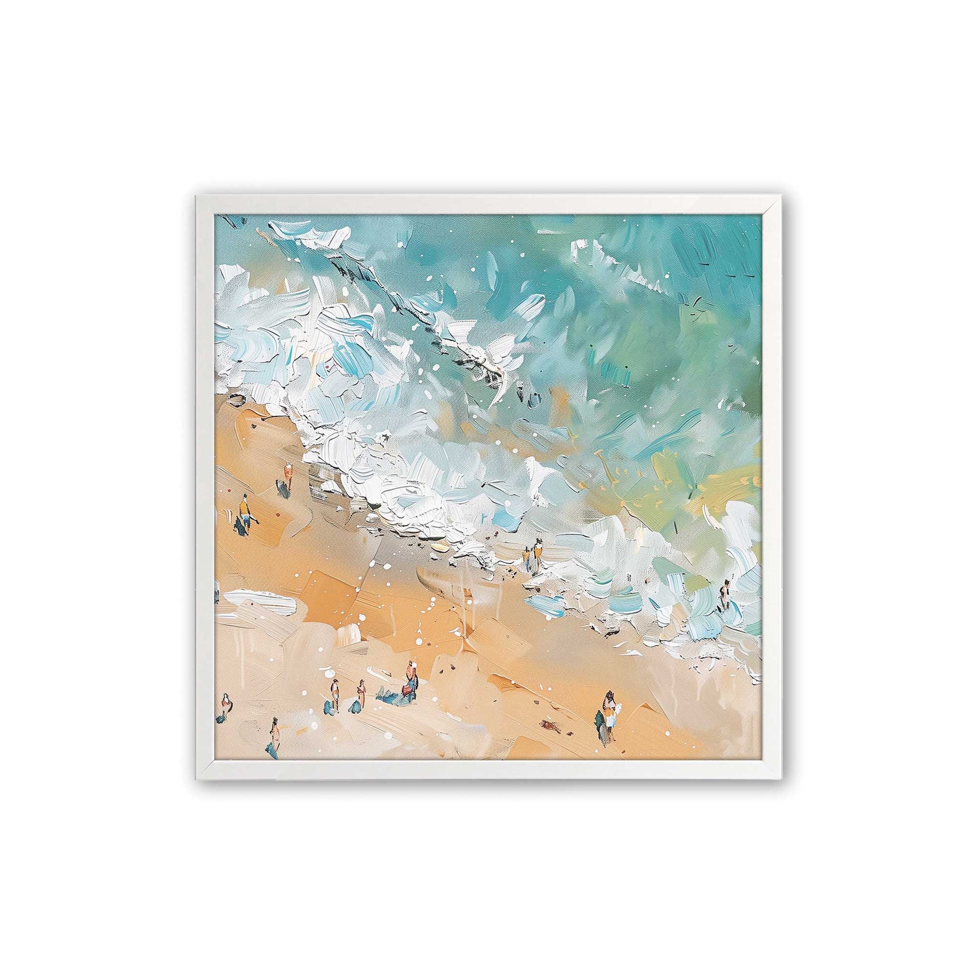 [Color:Opaque White], Picture of art in a Opaque White frame