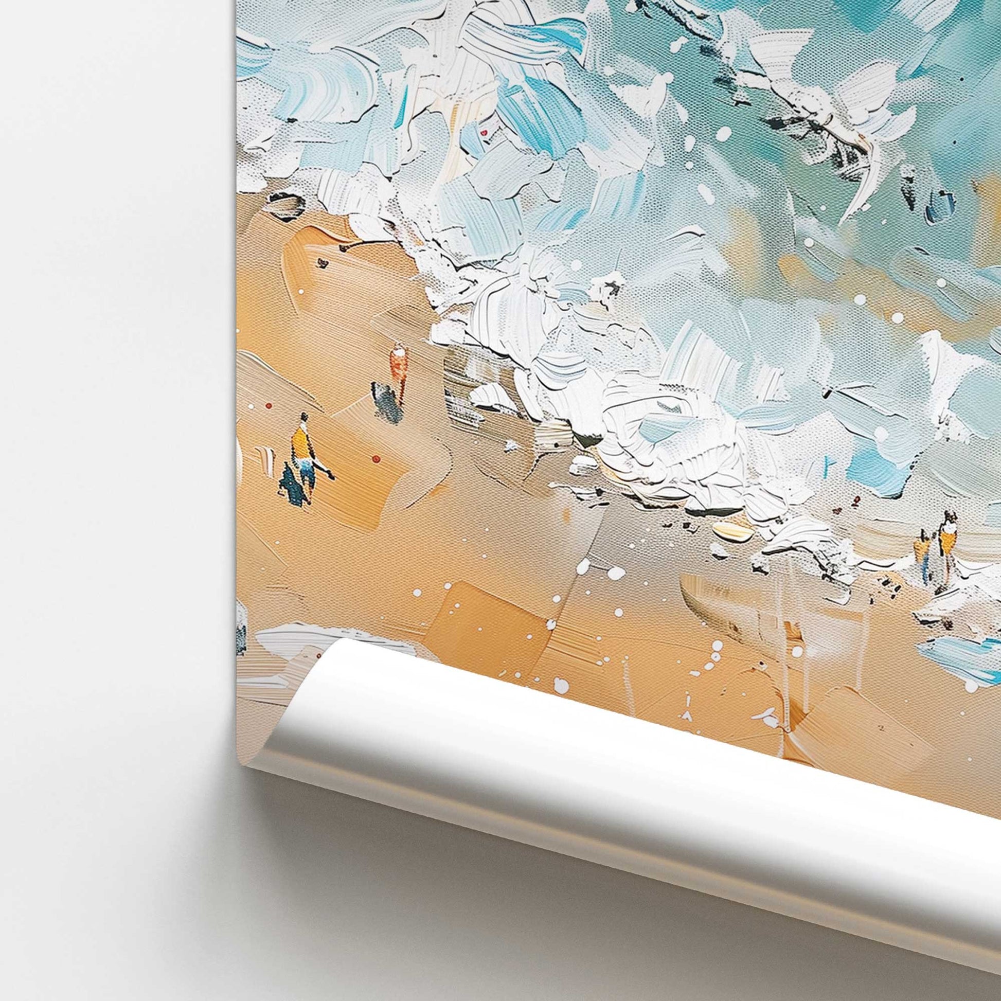 [color:Rolled Print], Picture of close up of art