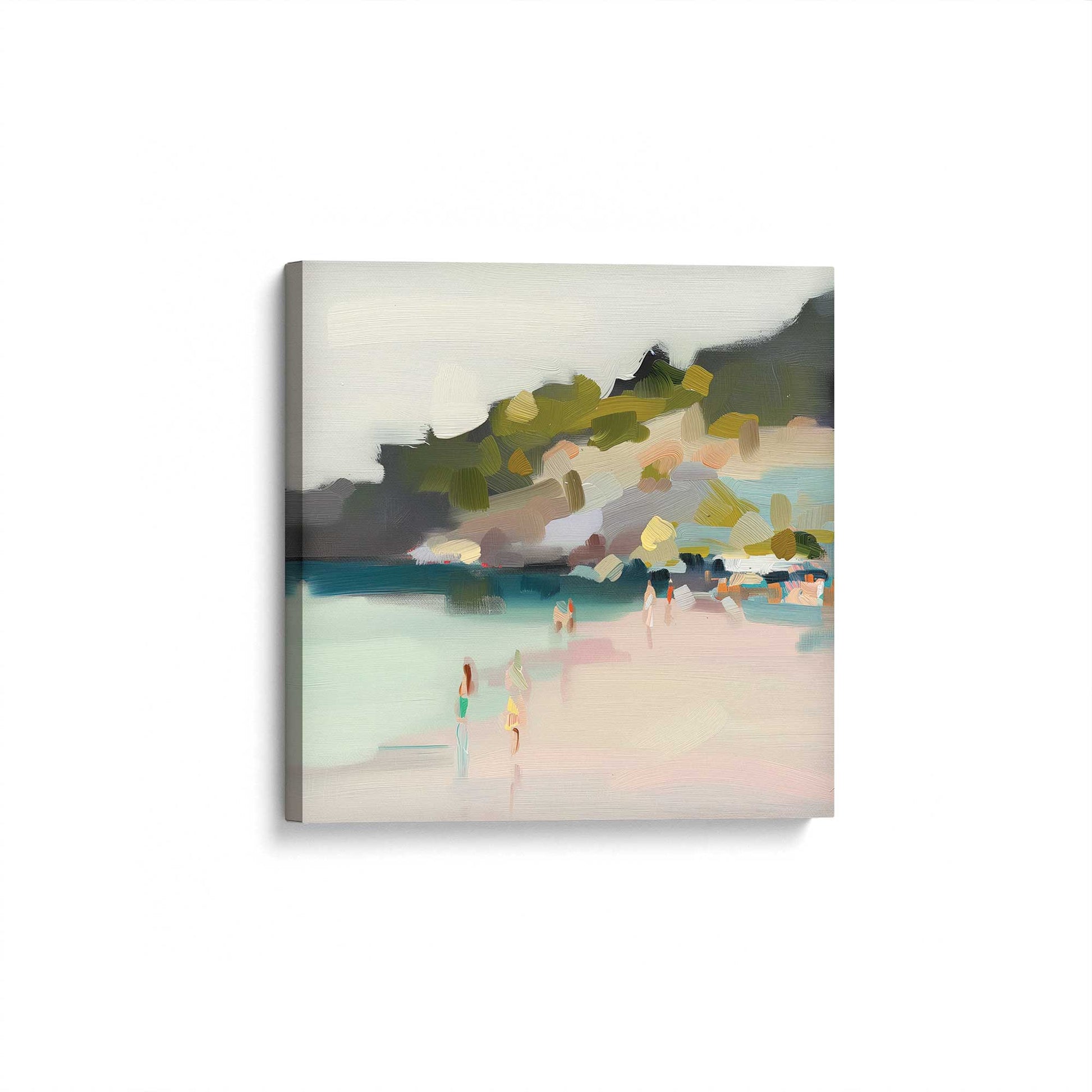 [Color:Stretched Canvas], Picture of art at an angle