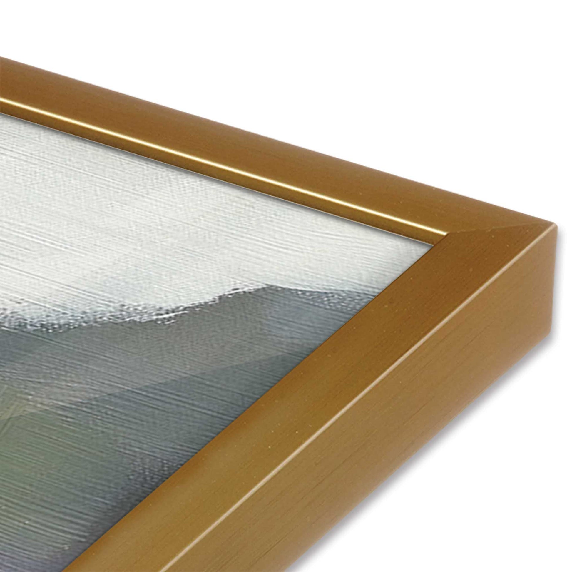 [Color:Polished Gold], Picture of art in a Polished Gold frame of the corner