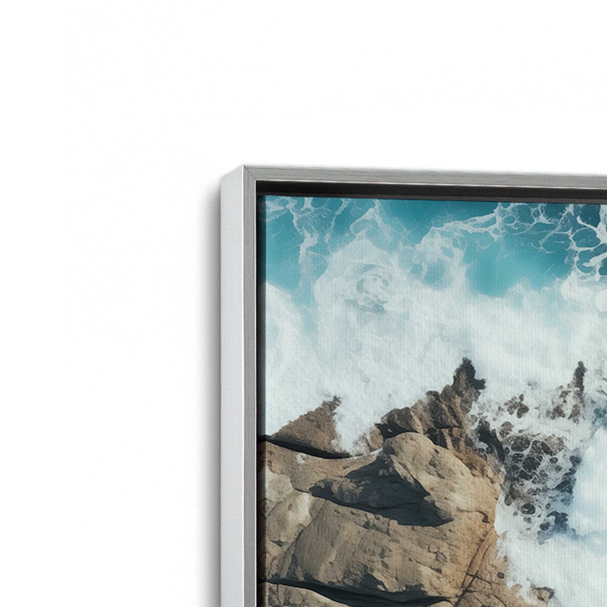 [Color:Polished Chrome], Picture of the corner of the art