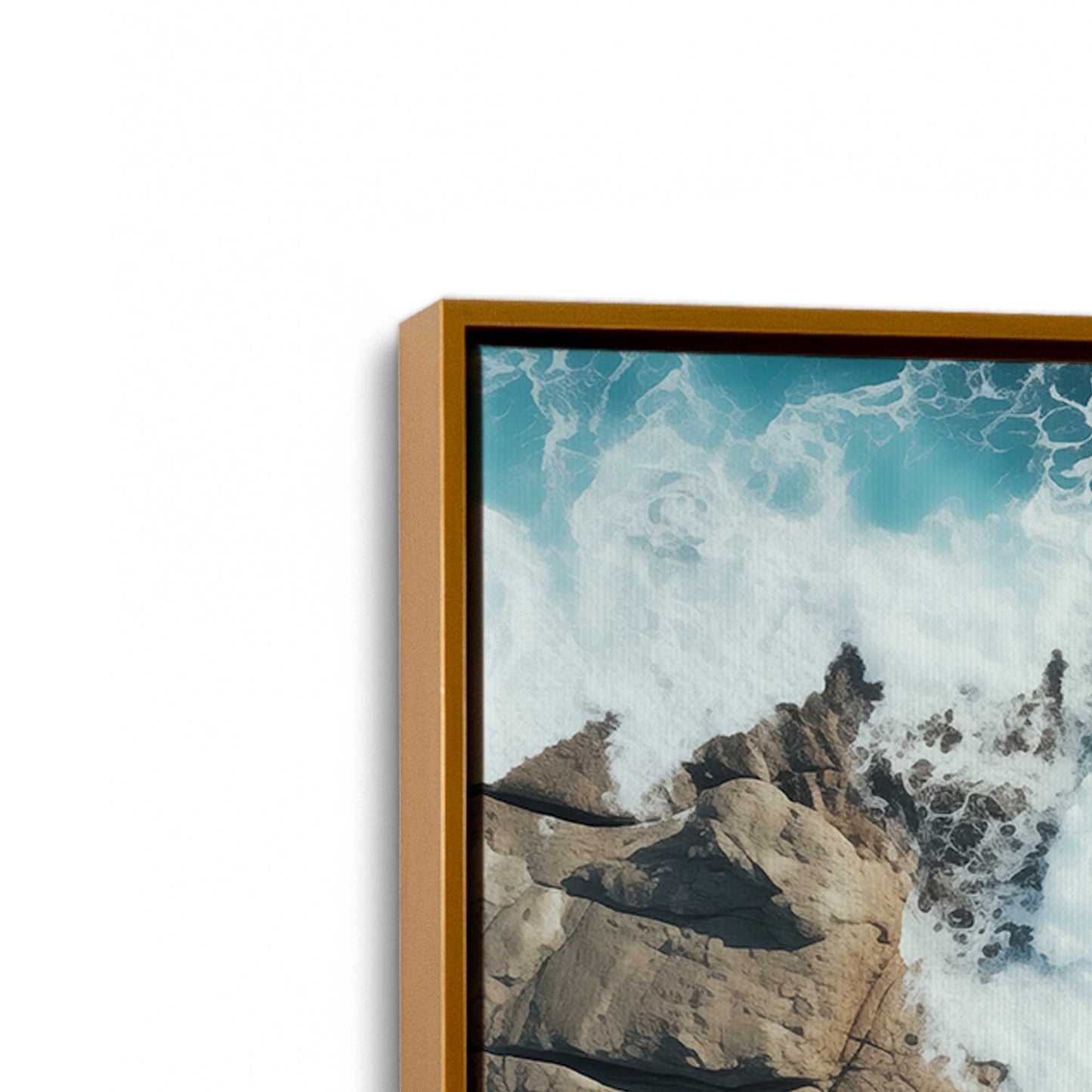 [Color:Polished Gold], Picture of the corner of the art