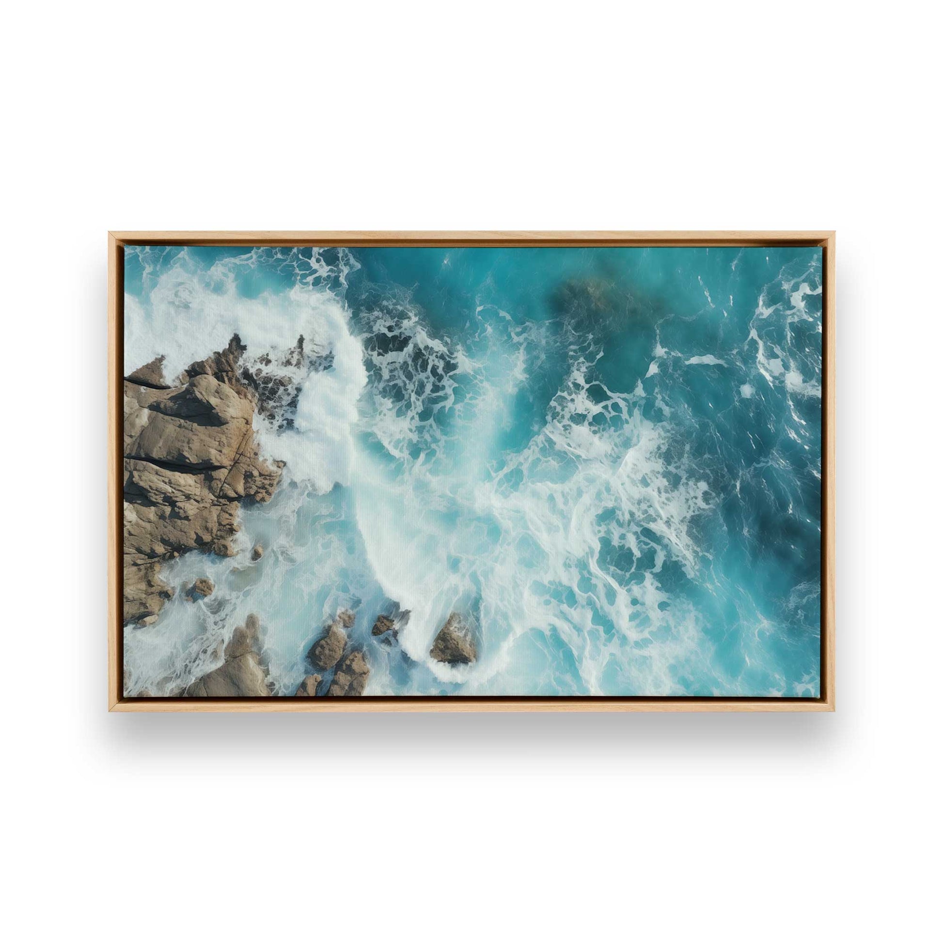 [Color:American Maple], Picture of art in a American Maple frame