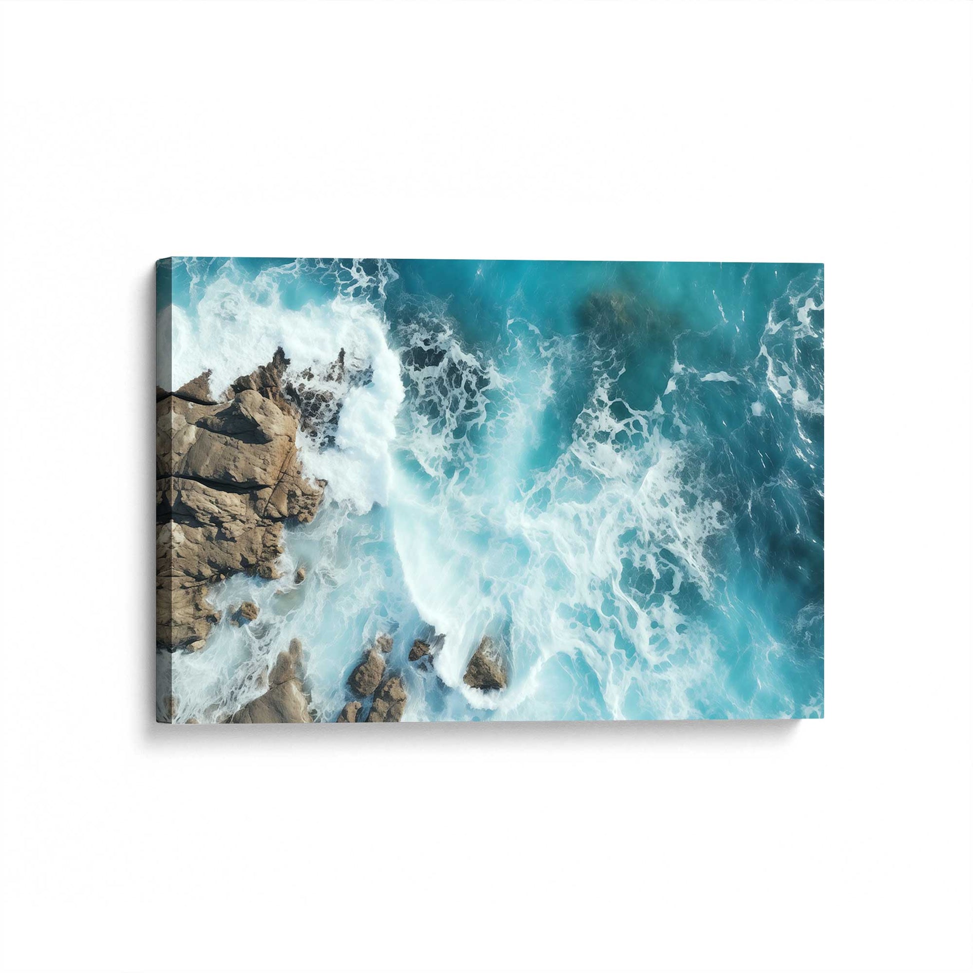 [Color:Stretched Canvas], Picture of art at an angle