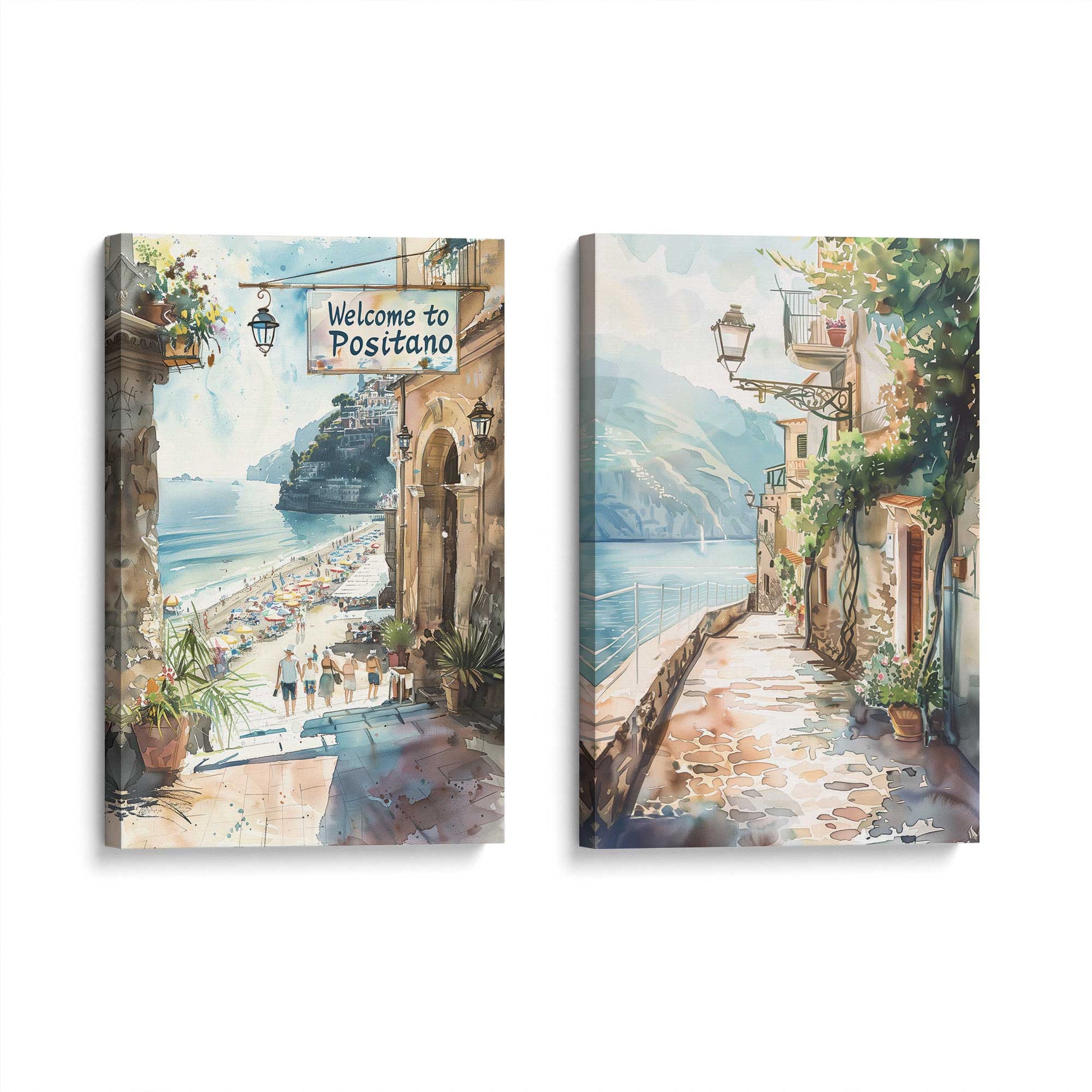 [Color:Stretched Canvas], Picture of art at an angle