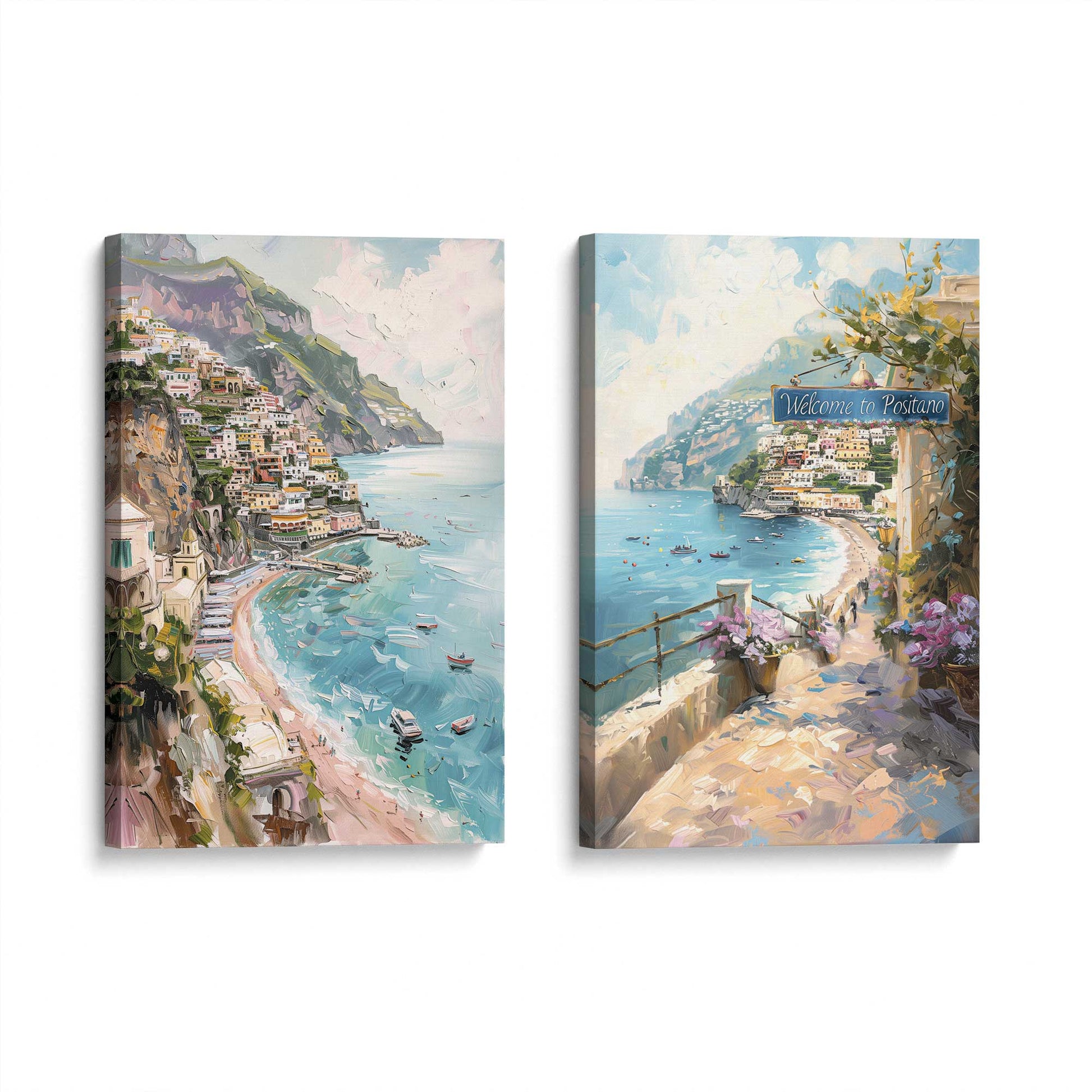 [Color:Stretched Canvas], Picture of art at an angle
