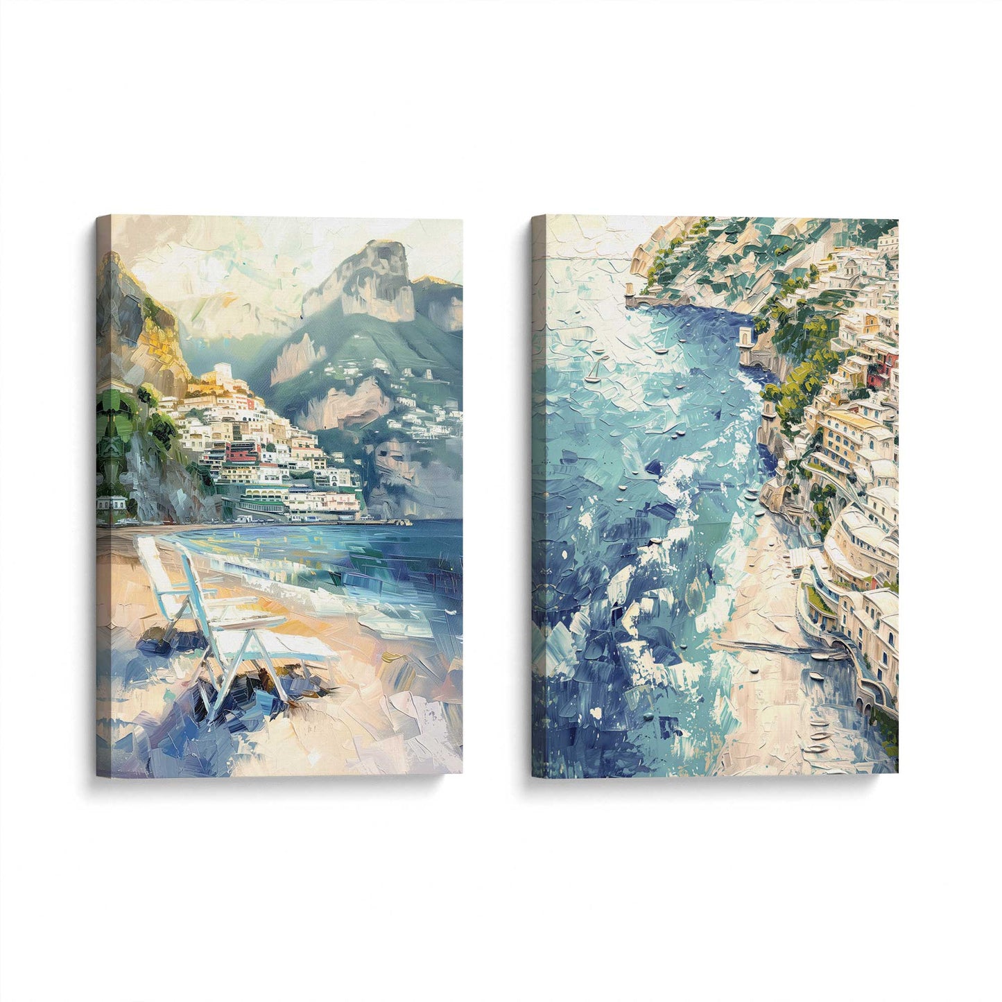 [Color:Stretched Canvas], Picture of art at an angle