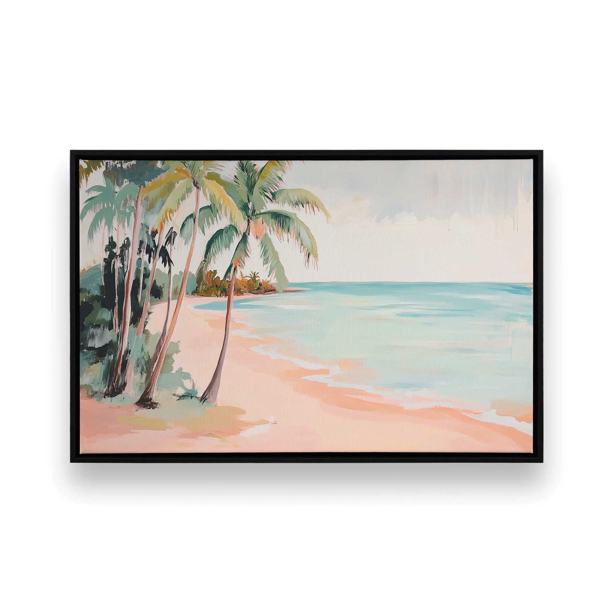 [Color:Satin Black], Picture of art in a Satin Black frame