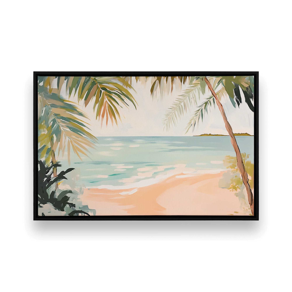 [Color:Satin Black], Picture of art in a Satin Black frame