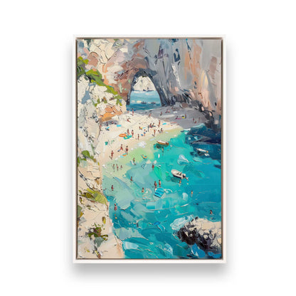 [Color:Opaque White], Picture of art in a White frame