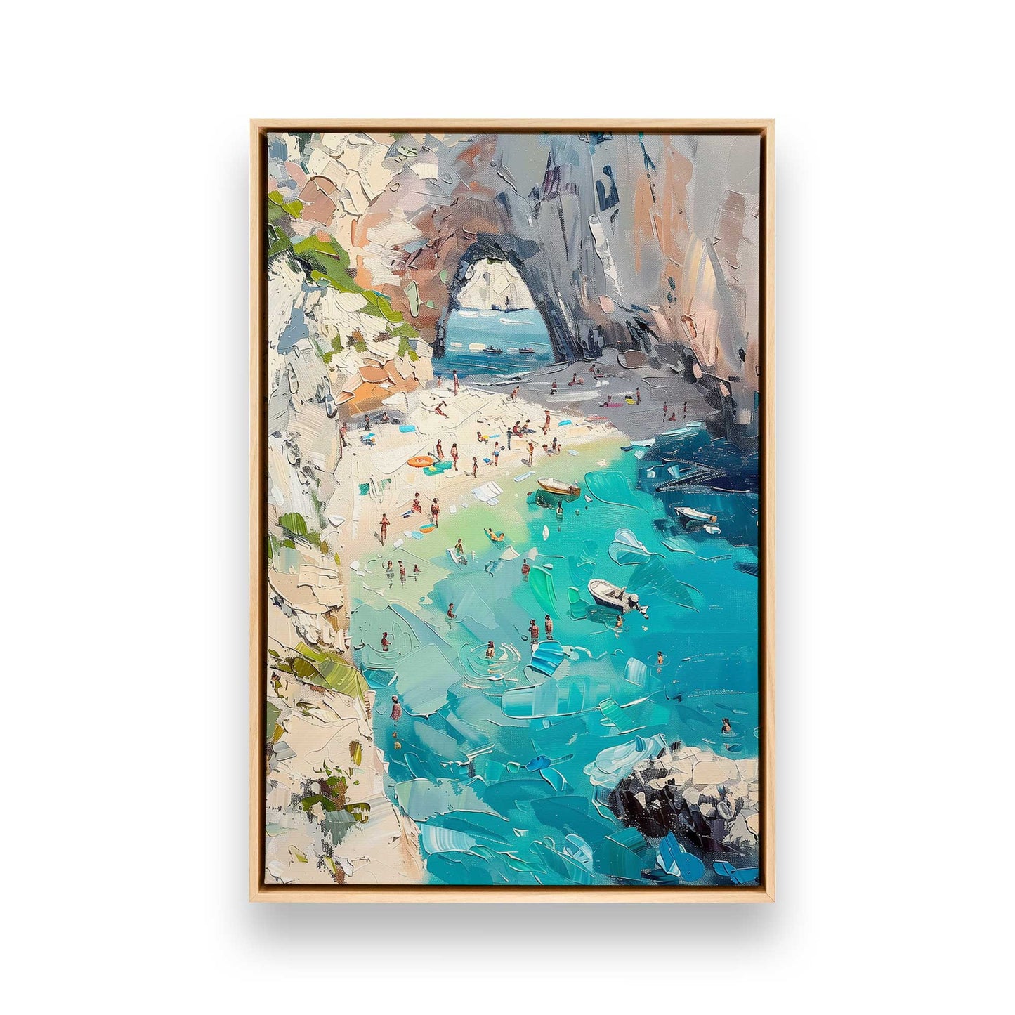[Color:American Maple], Picture of art in a American Maple frame