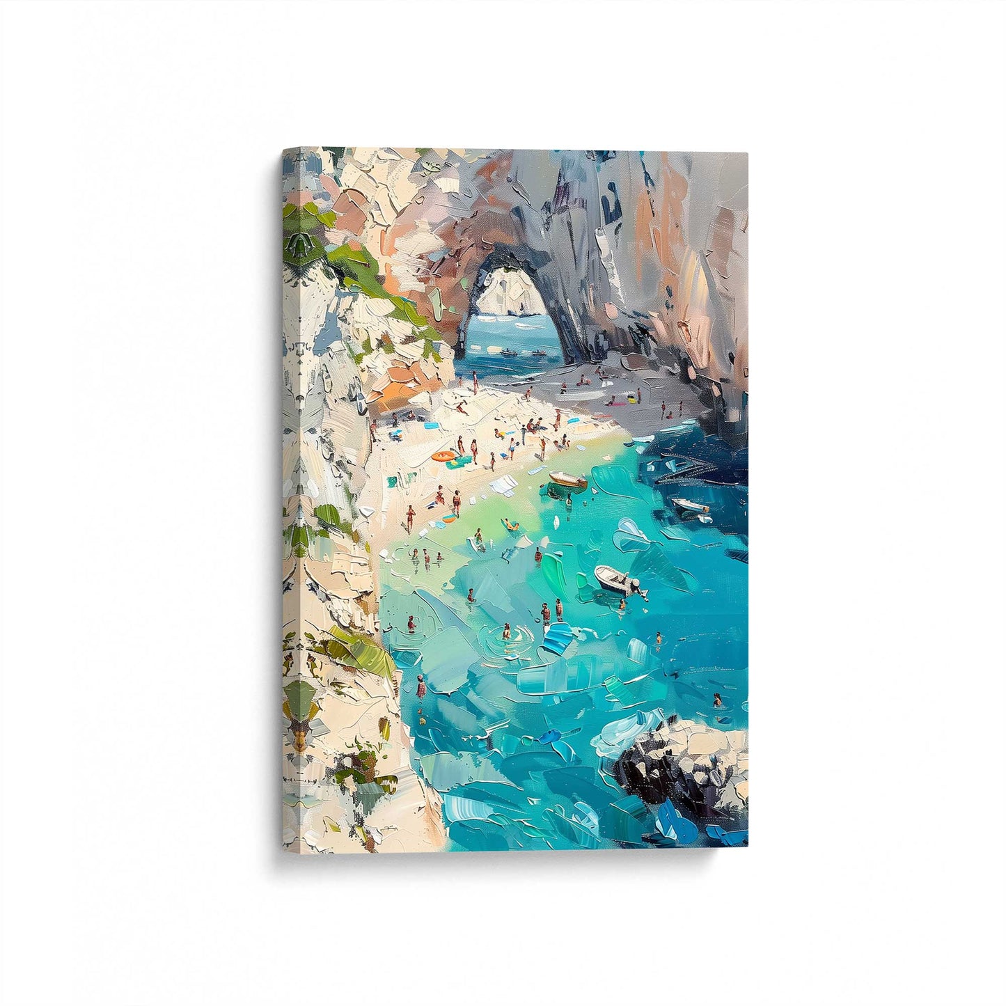 [Color:Stretched Canvas], Picture of art at an angle