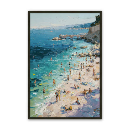 [Color:Satin Black], Picture of art in a Satin Black frame