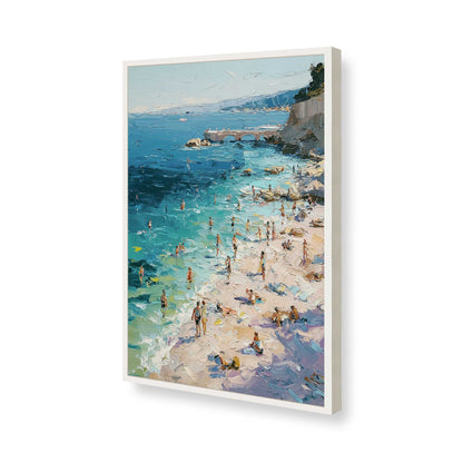 [Color:Opaque White], Picture of art in a Opaque White frame of the corner