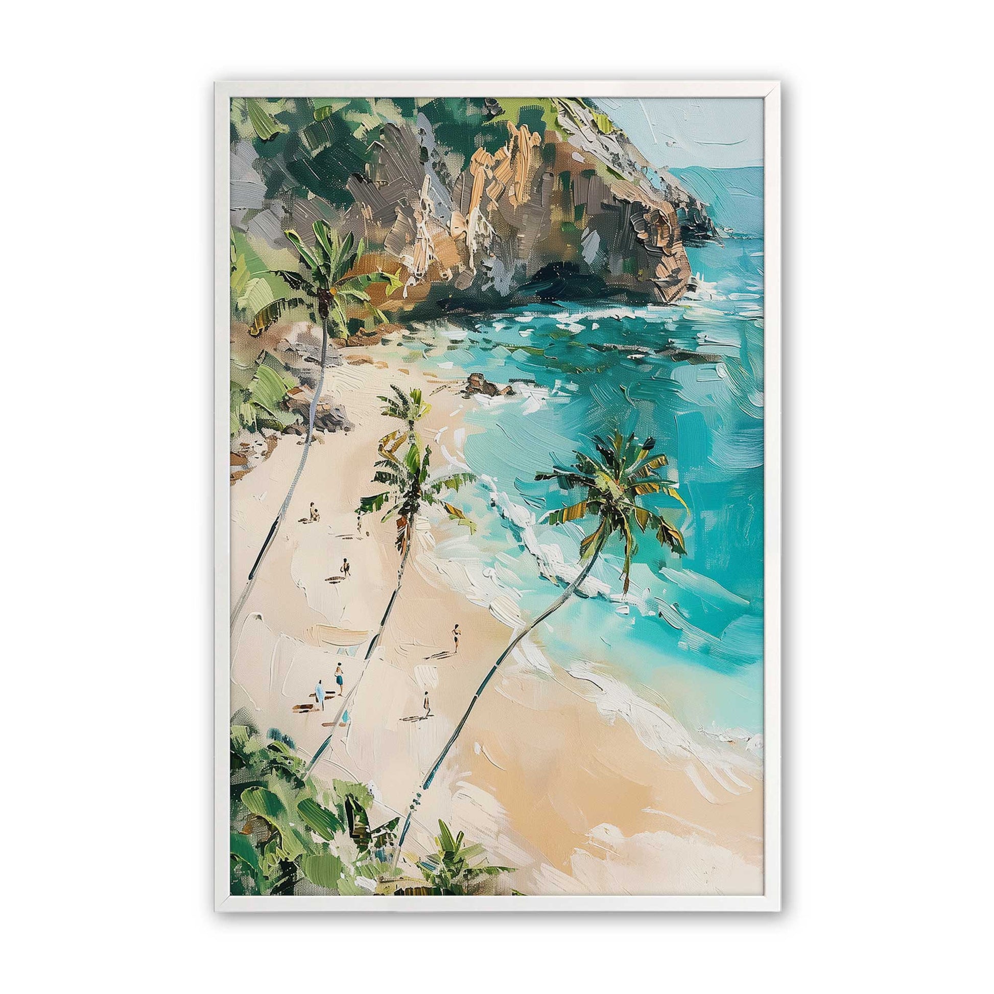 [Color:Opaque White], Picture of art in a Opaque White frame