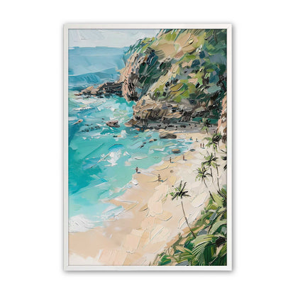 [Color:Opaque White], Picture of art in a Opaque White frame