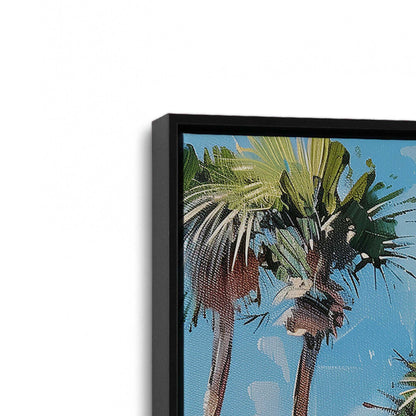 [Color:Satin Black], Picture of art in a Satin Black frame at an angle