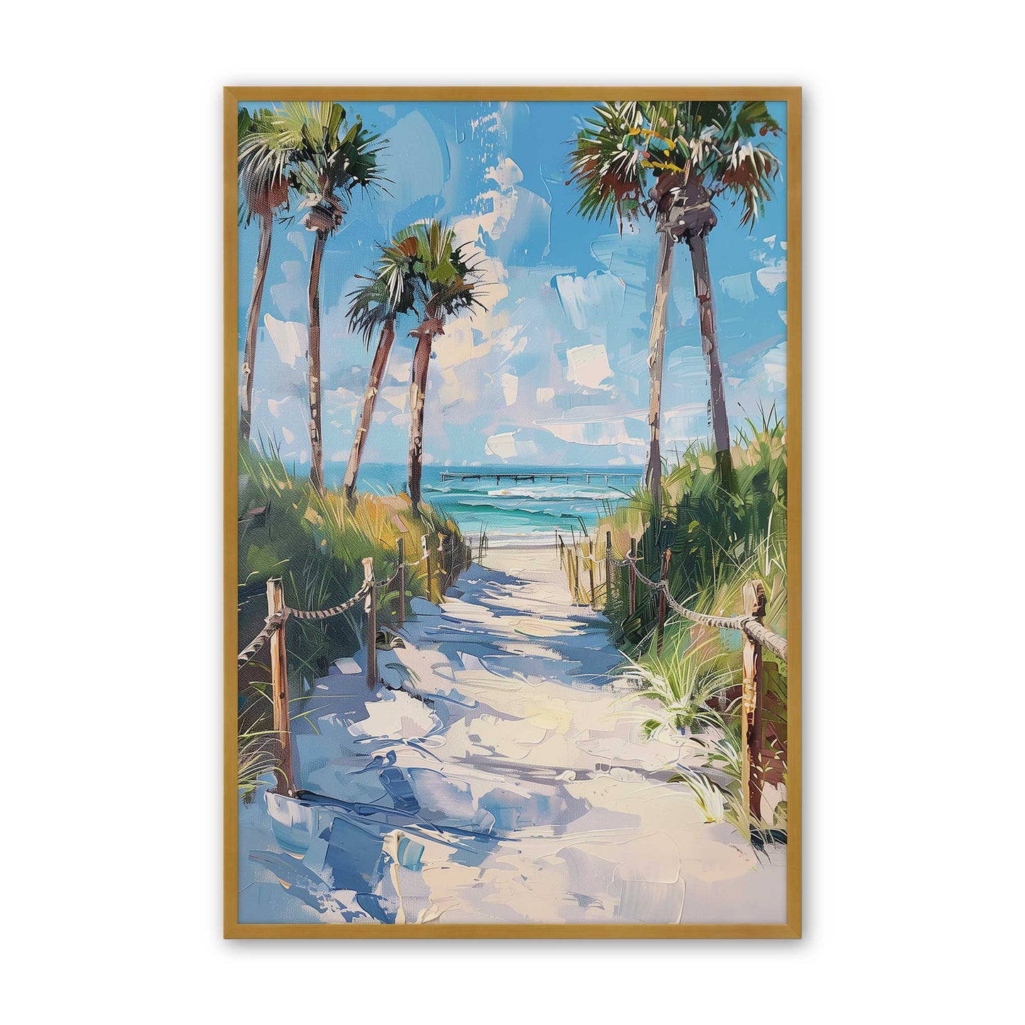 [Color:Polished Gold], Picture of art in a Polished Gold frame