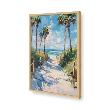 [Color:American Maple], Picture of art in a American Maple frame of the corner