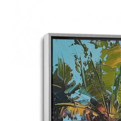 [Color:Polished Chrome], Picture of art in a Polished Chrome frame at an angle