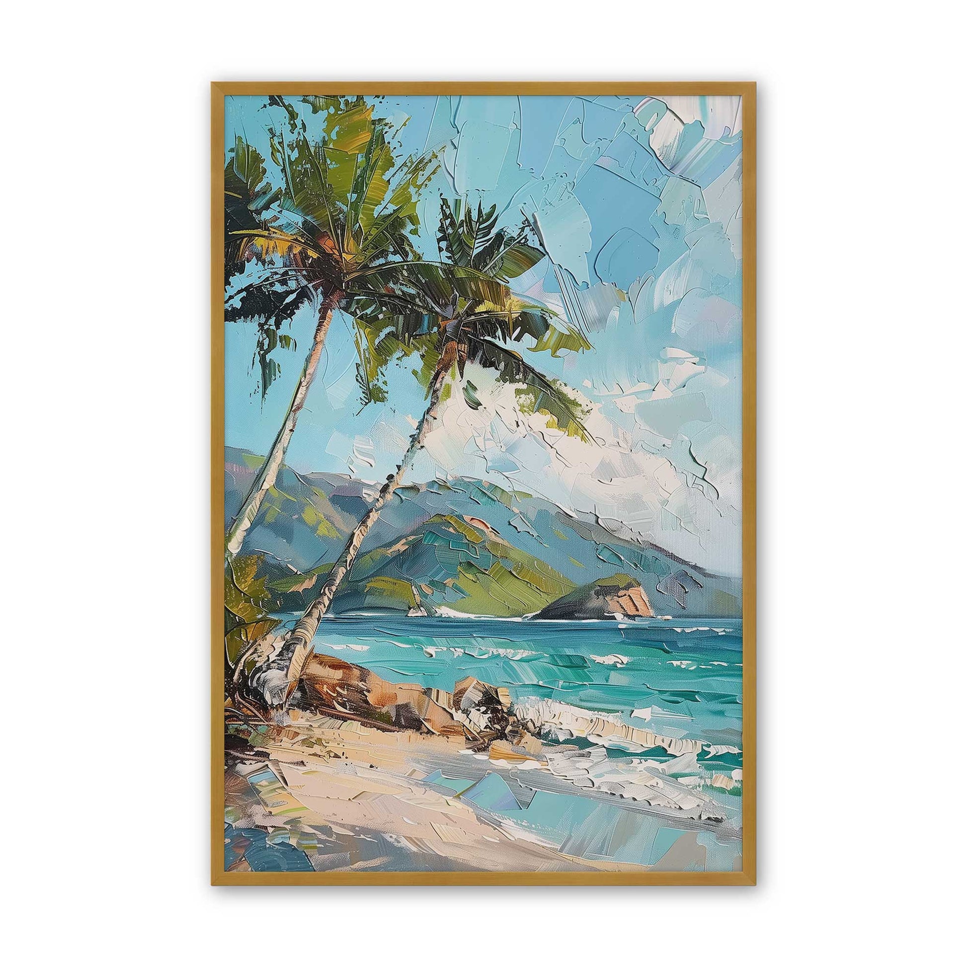 [Color:Polished Gold], Picture of art in a Polished Gold frame