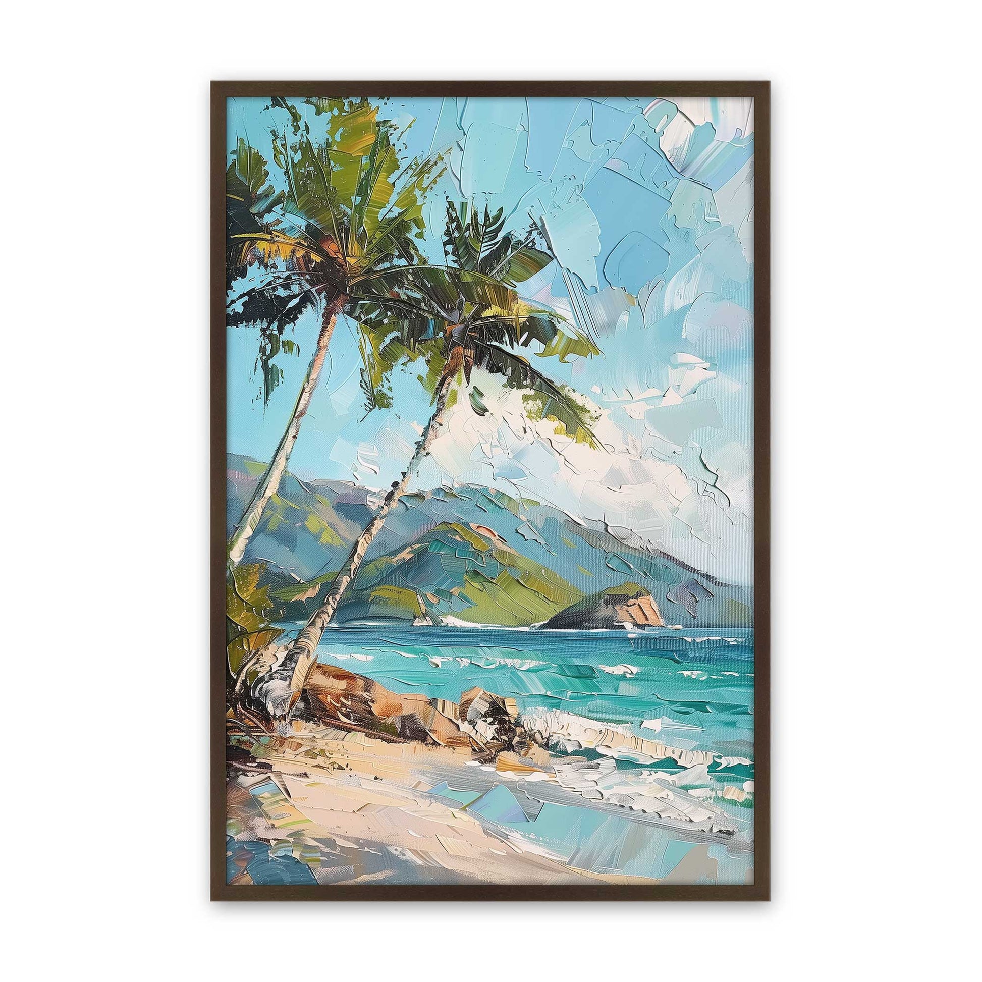 [Color:Belvinder Brown], Picture of art in a Belvinder Brown frame