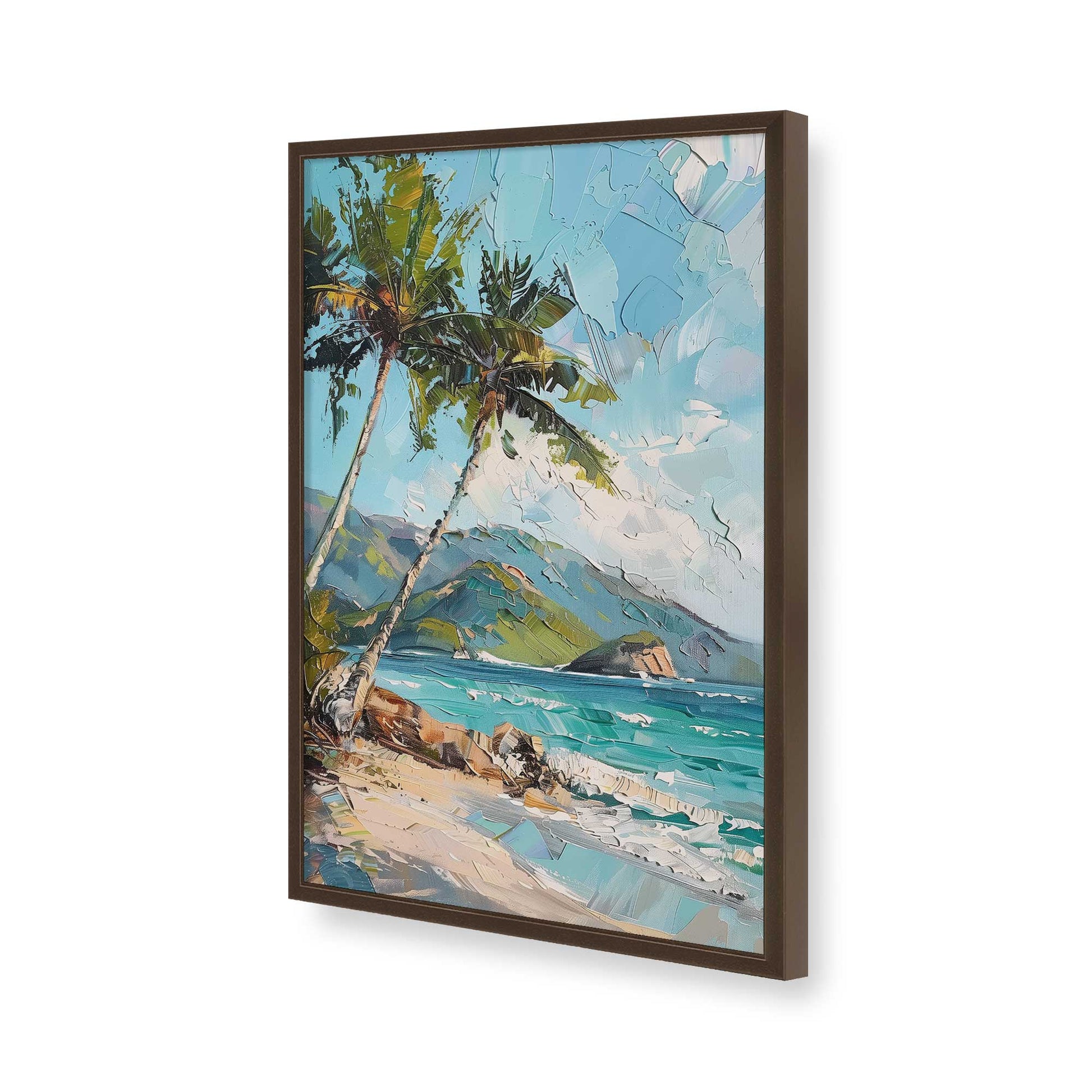 [Color:Belvinder Brown], Picture of art in a Belvinder Brown frame of the corner
