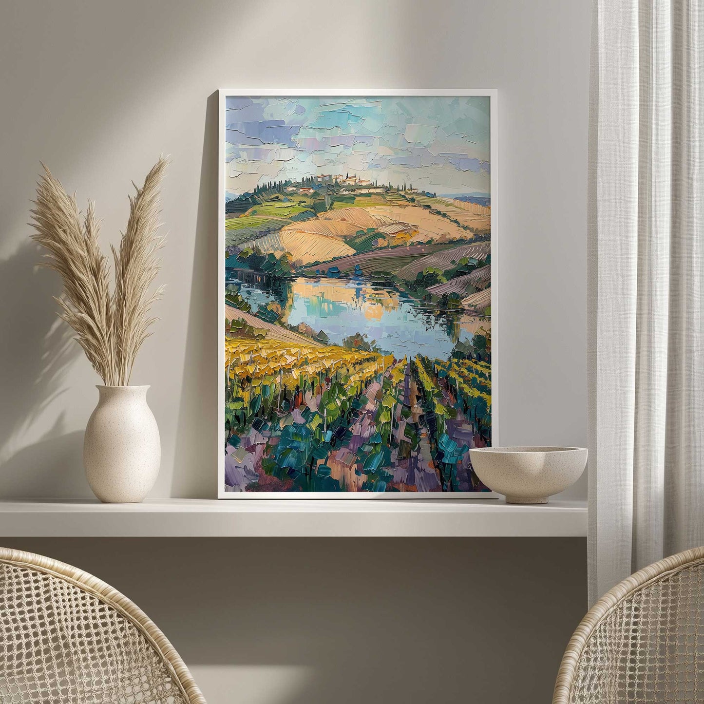 Picture of art in a room