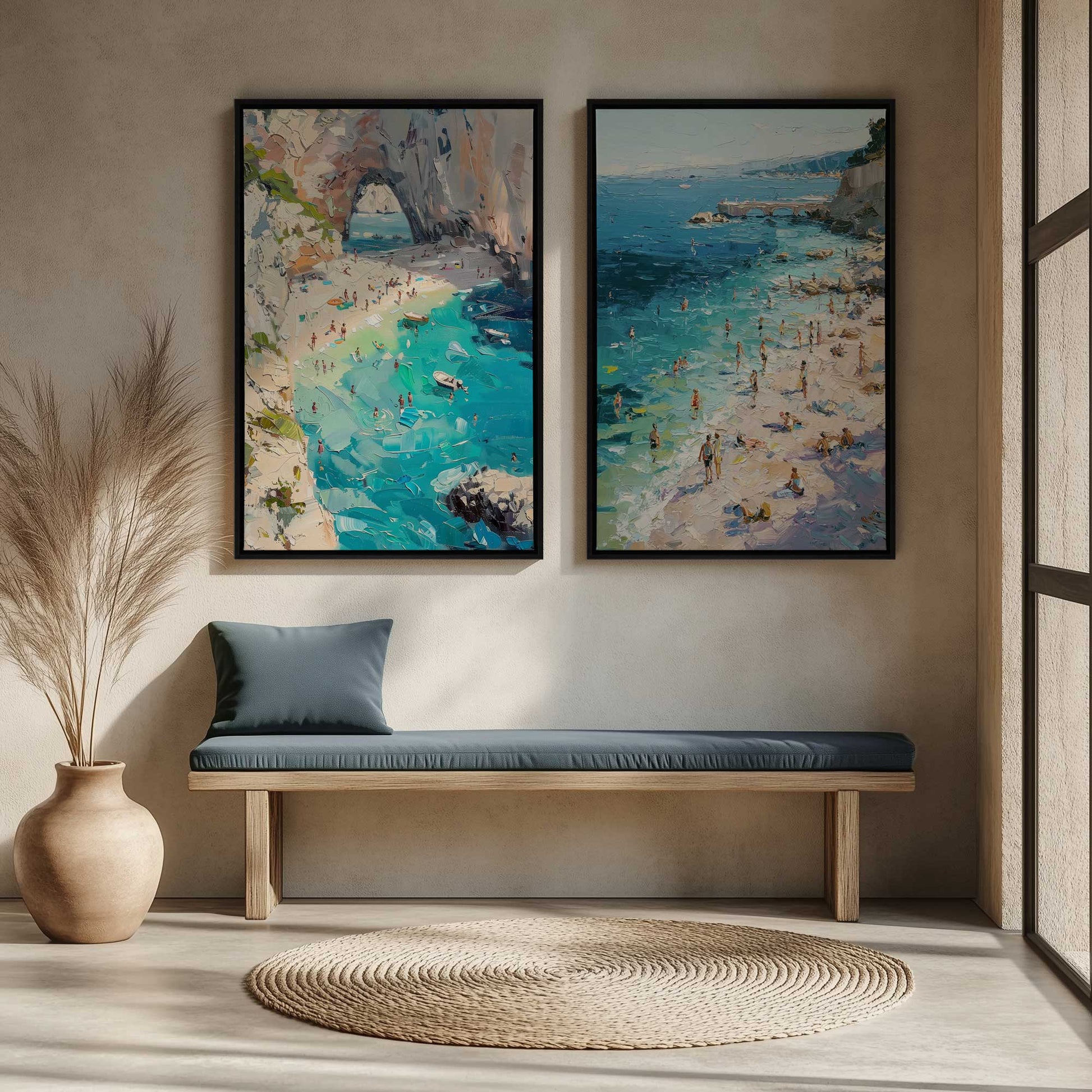 [Color:Opaque White], Picture of art in a White frame