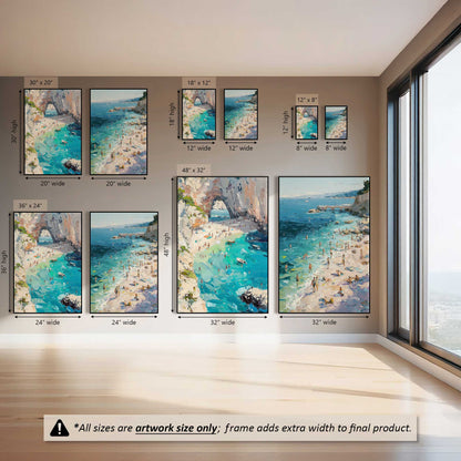 Seaside Summer Escape, Set of 2 Canvas Prints